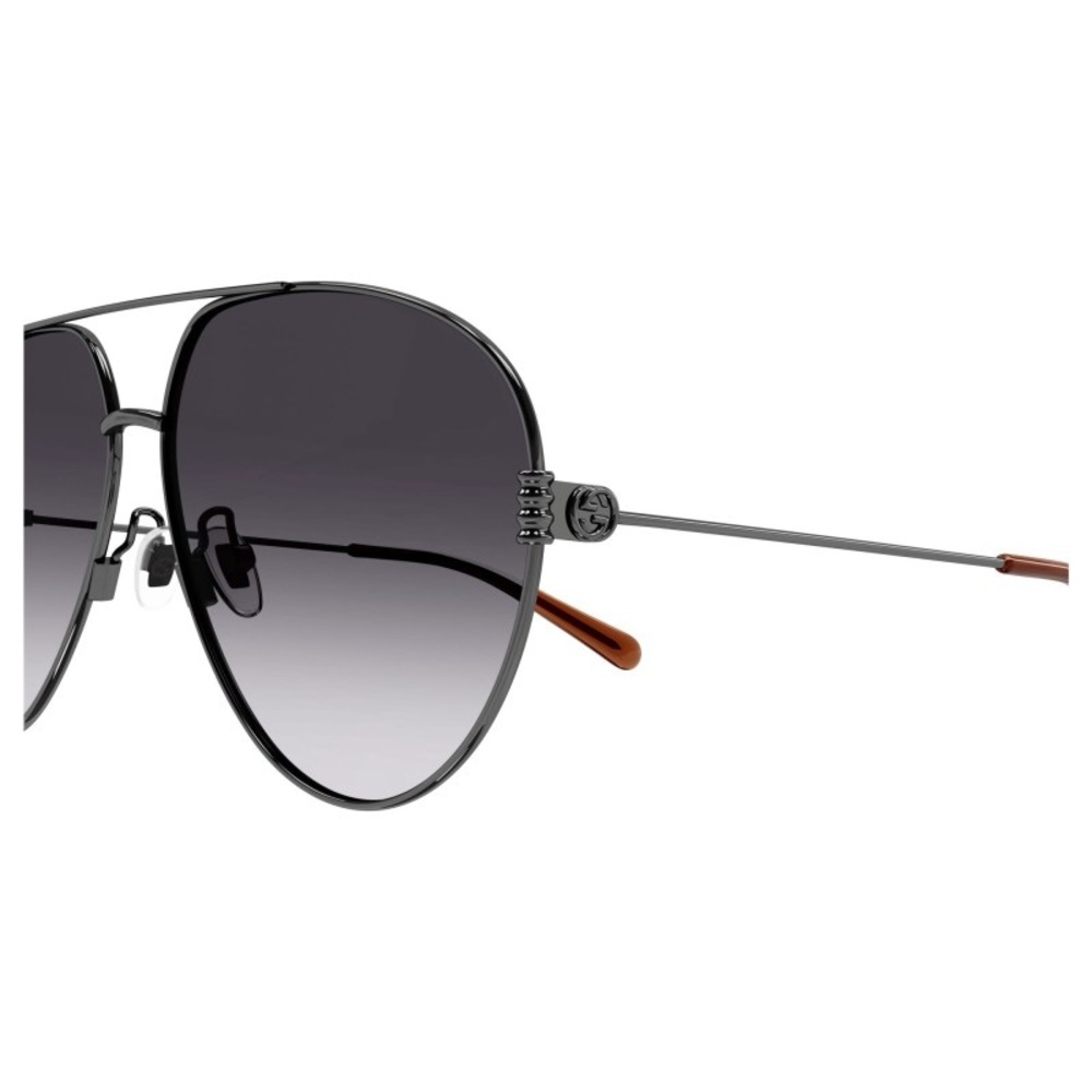 Gucci Black Pilot Aviator Sunglasses